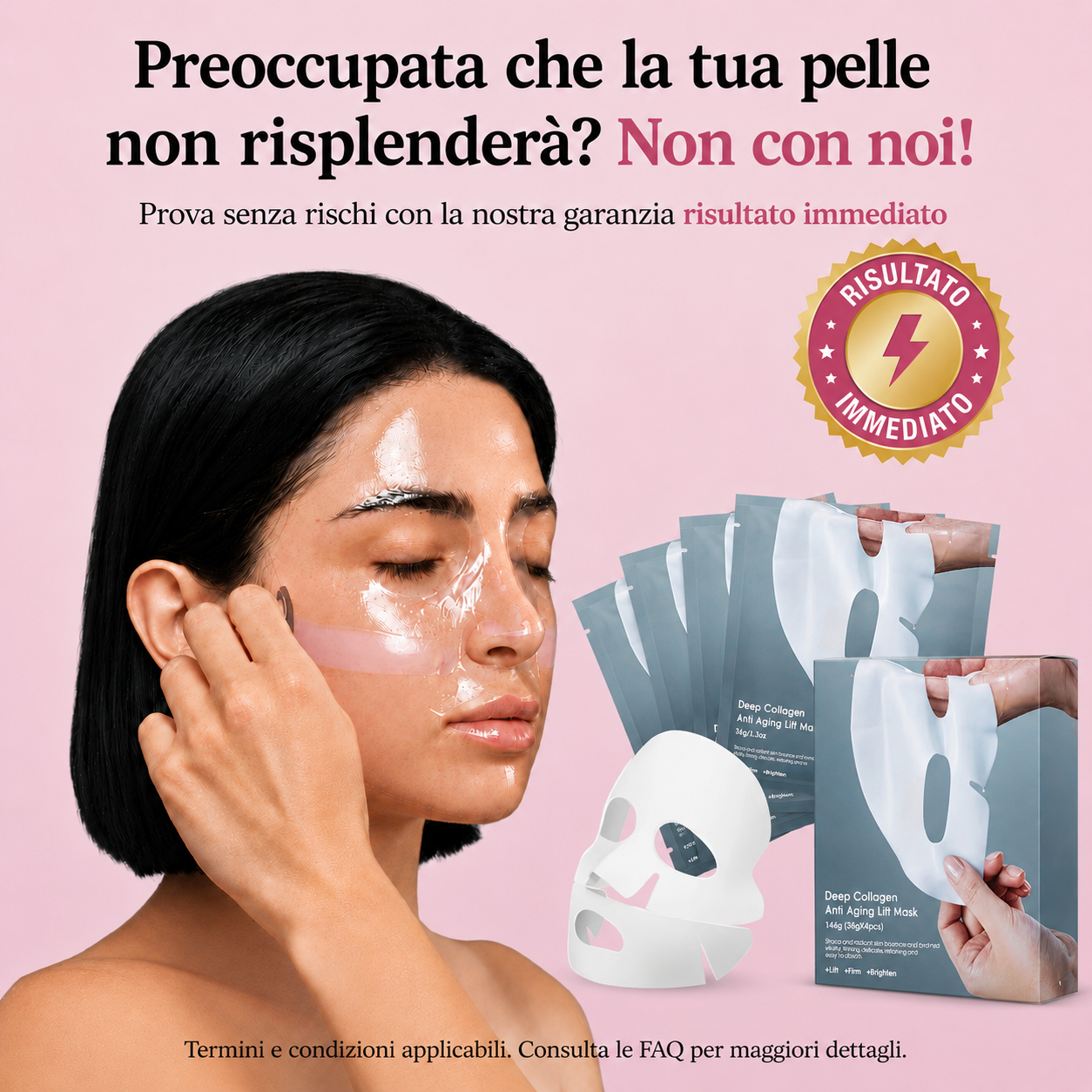 Maschera collagene - idratazione profonda e riparazione intensiva