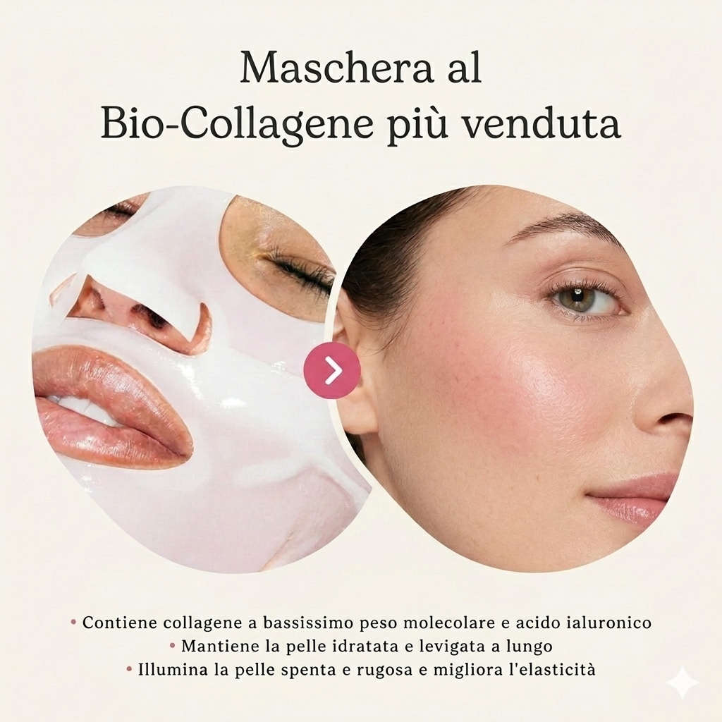 Maschera collagene - idratazione profonda e riparazione intensiva