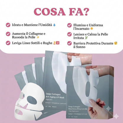 Maschera collagene - idratazione profonda e riparazione intensiva