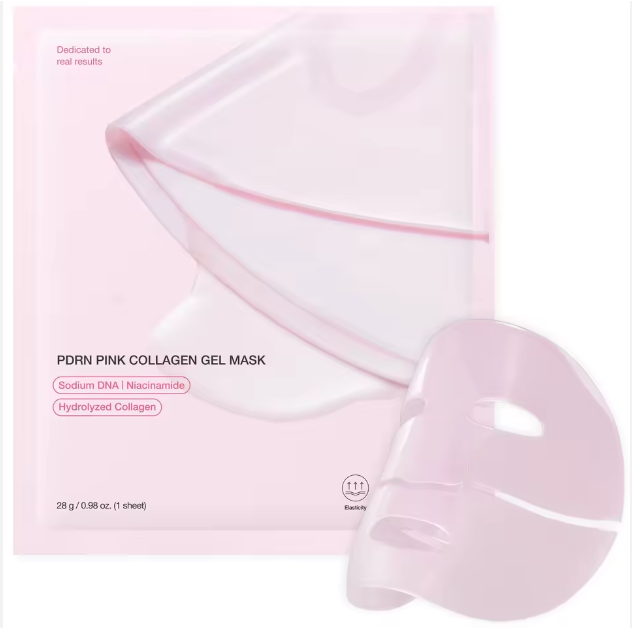 Maschera di collagene pink - con PDRN di Salmone DNA Idratazione e Rassodamento della Pelle Skincare Coreana