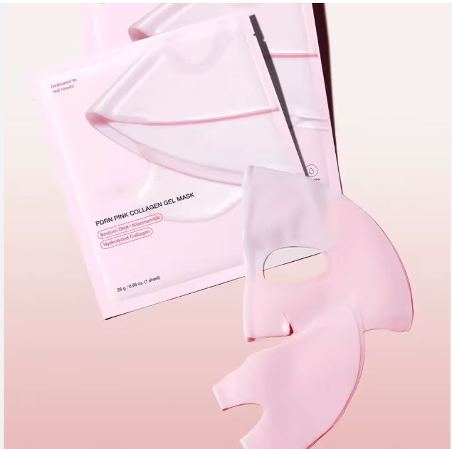 Maschera di collagene pink - con PDRN di Salmone DNA Idratazione e Rassodamento della Pelle Skincare Coreana