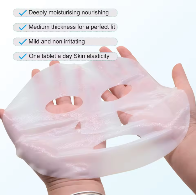 Maschera di collagene pink - con PDRN di Salmone DNA Idratazione e Rassodamento della Pelle Skincare Coreana